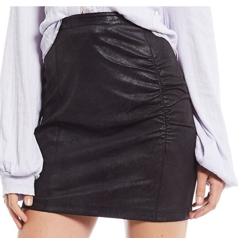 NWT Free People Rumi Rushed Mini Skirt - Picture 3 of 8